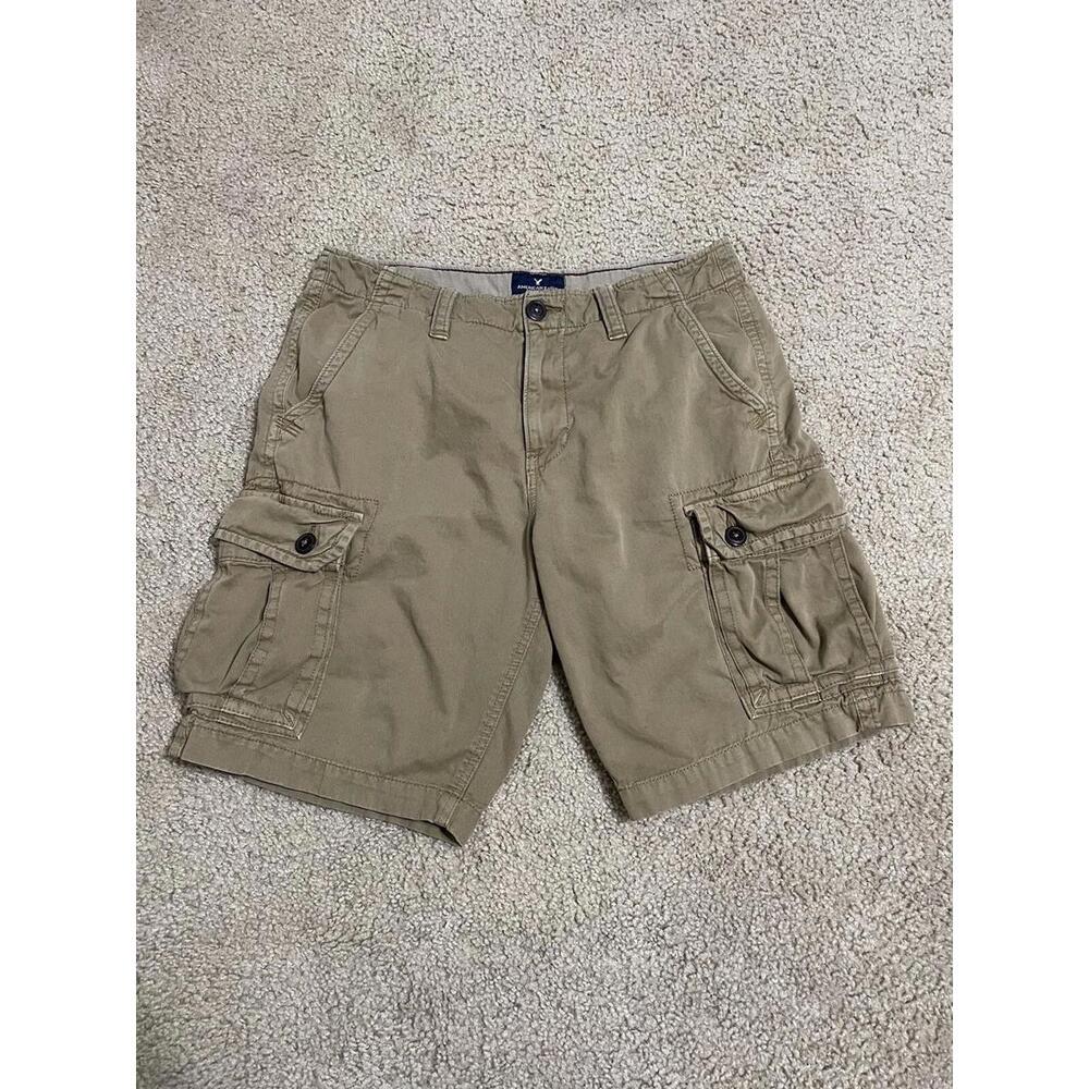 American Eagle Men’s Cargo Shorts Classic Tan Size 32